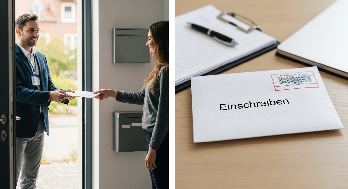 Wie die ‚rechtssichere Zustellung per Bote‘ Ihre Verträge wasserdicht macht