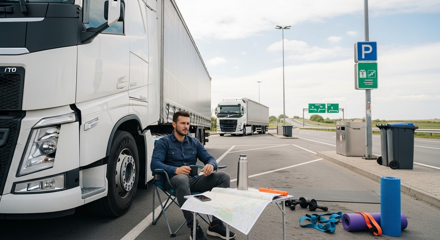 Ideen für aktive LKW-Pausen: Raus aus der Routine