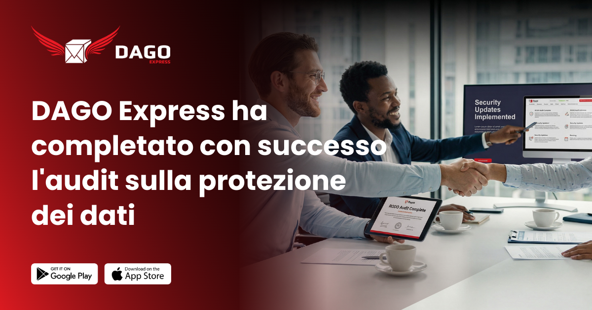 DAGO Express ha completato con successo l'audit sulla protezione dei dati