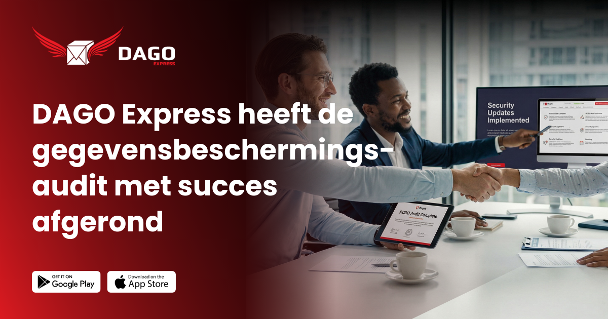 DAGO Express heeft de gegevensbeschermingsaudit met succes afgerond