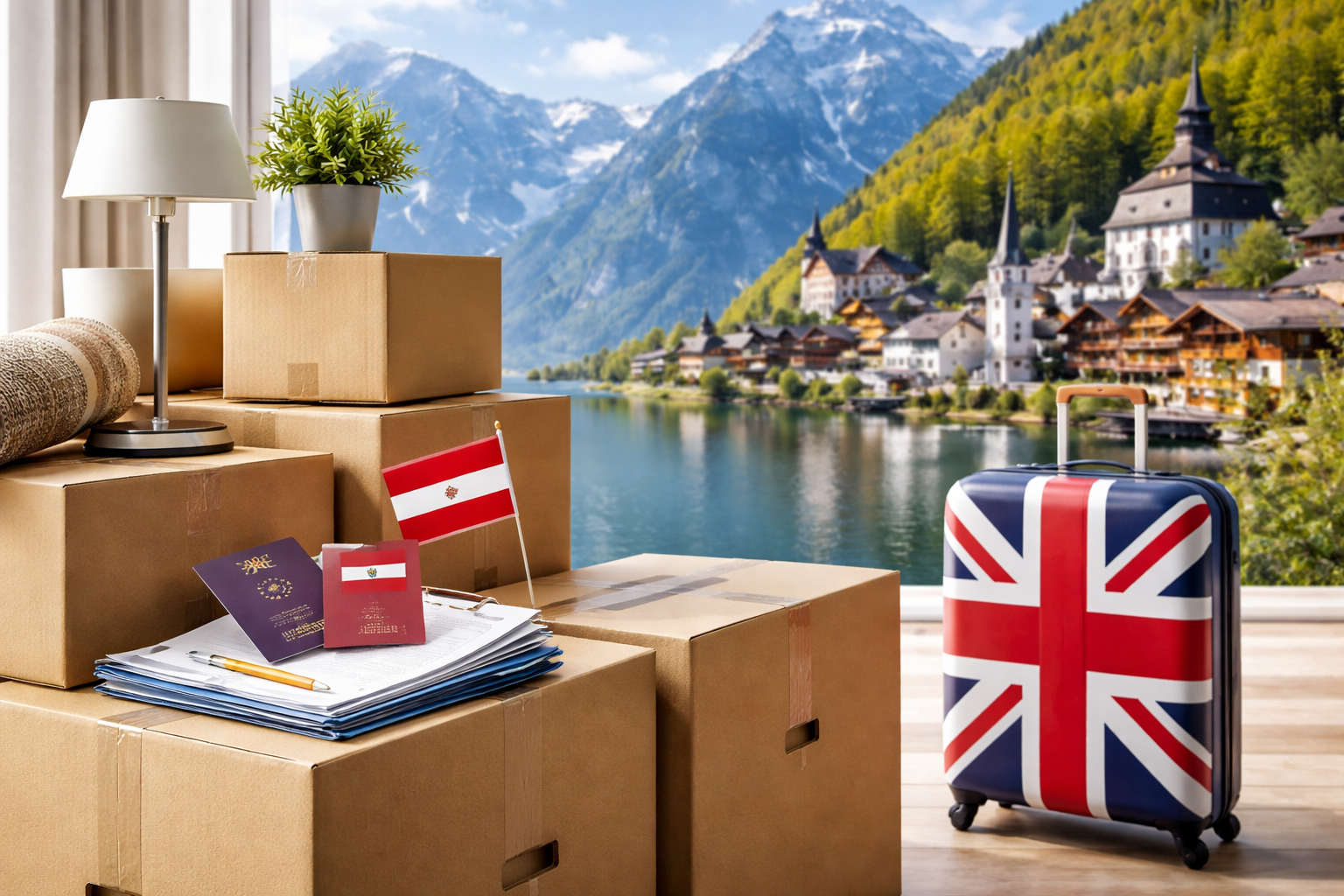 Moving from England to Austria