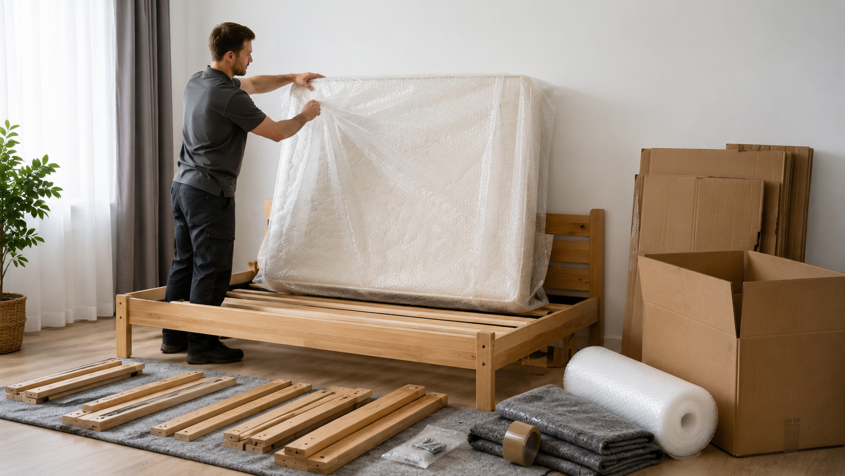 Bett versenden: Kosten, Verpackung & Spedition