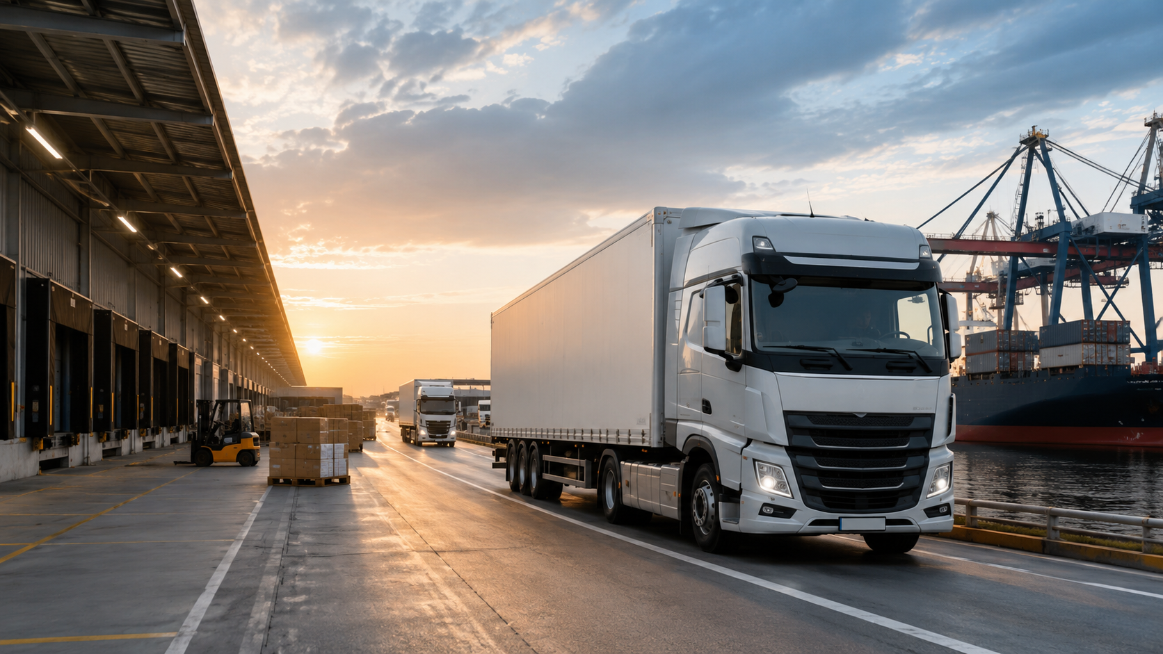 Linienverkehr in der Logistik