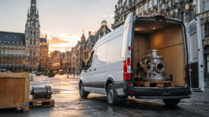 Transport urgent pour pièces industrielles à Bruxelles, Liège et Anvers