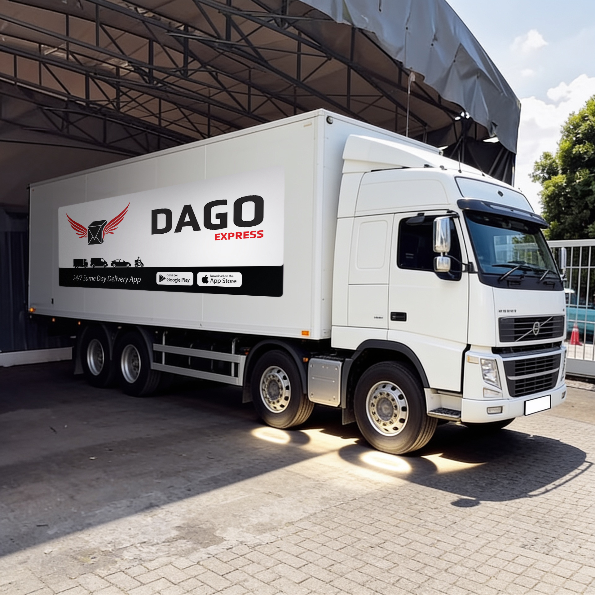 DAGO Express Branding Program Truck