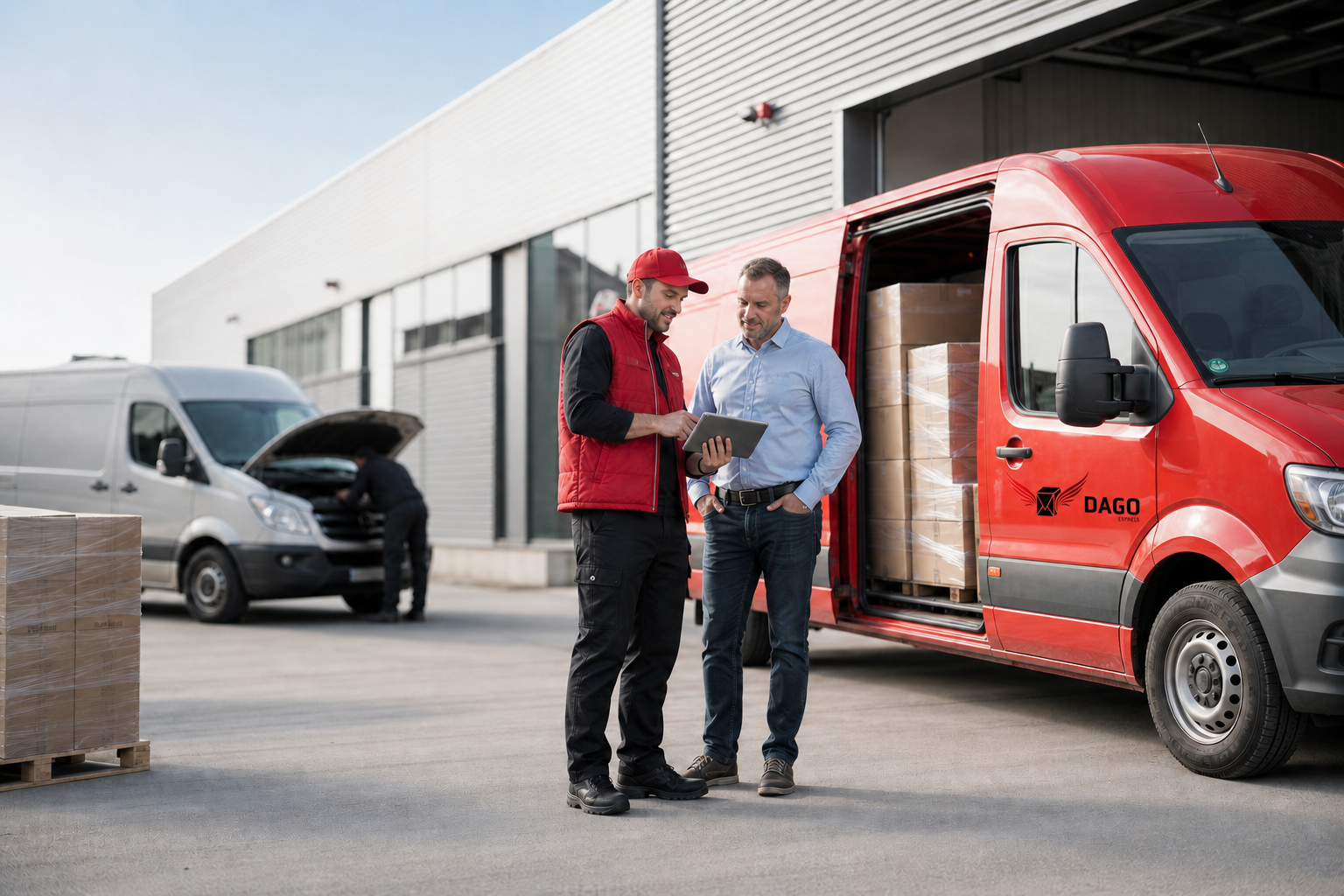 Transport-Outsourcing für KMU: externer Kurier übernimmt bei Fahrzeugausfall
